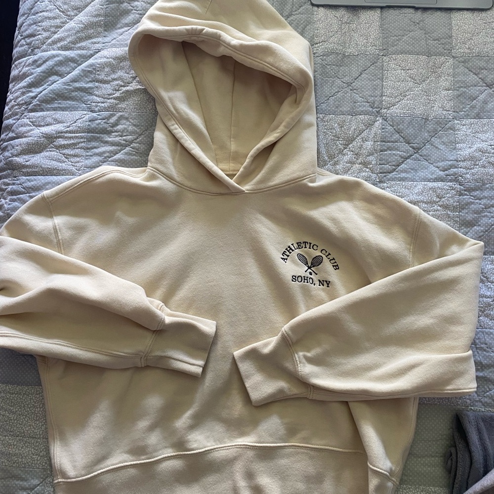 Abercrombie & Fitch Beige Hoodie